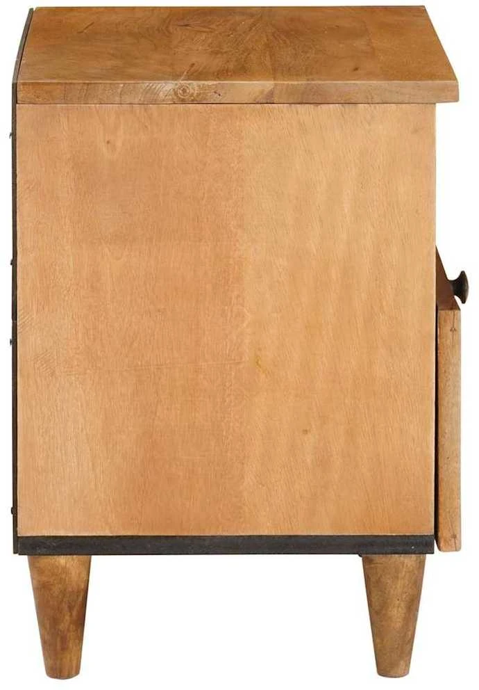 Šalia lovos spintelė 2 vnt. Šviesiai rudas 40 x 33 x 46 cm