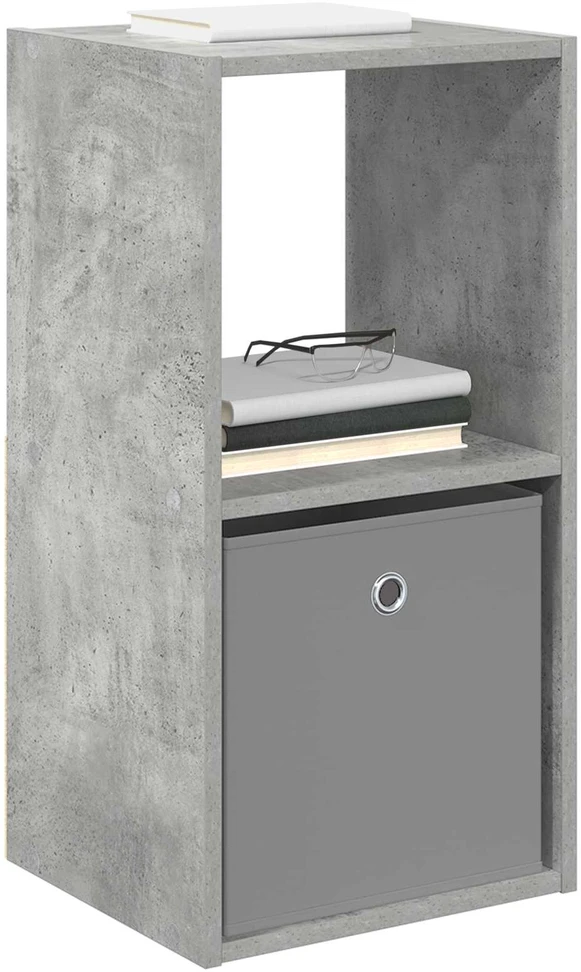 Naktinis staliukas 2 vnt. Betono pilka 35 x 32 x 68,5 cm