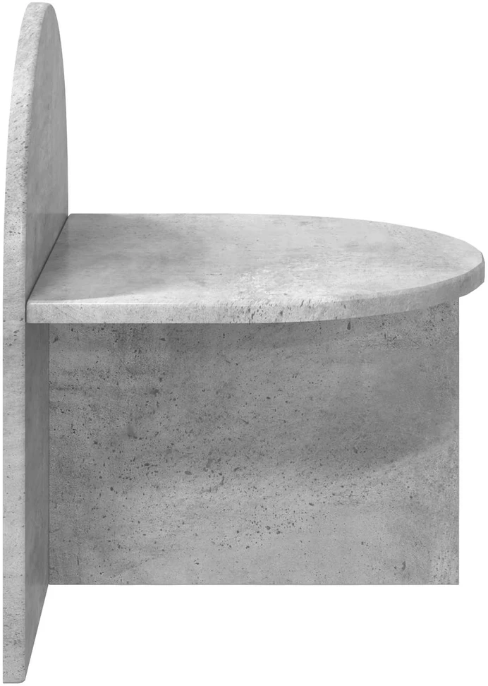 Naktinis staliukas 2 vnt. Betono pilka 40 x 35,5 x 45,5 cm