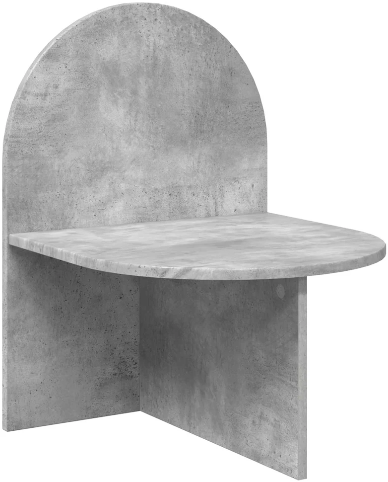 Naktinis staliukas 2 vnt. Betono pilka 48 x 49 x 65 cm