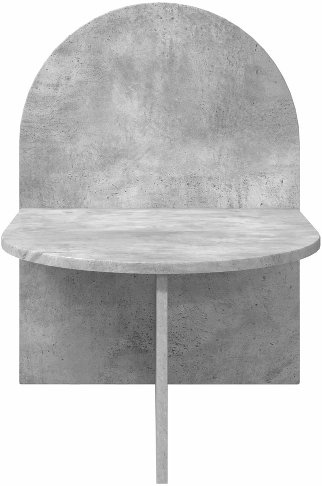 Naktinis staliukas 2 vnt. Betono pilka 48 x 49 x 65 cm