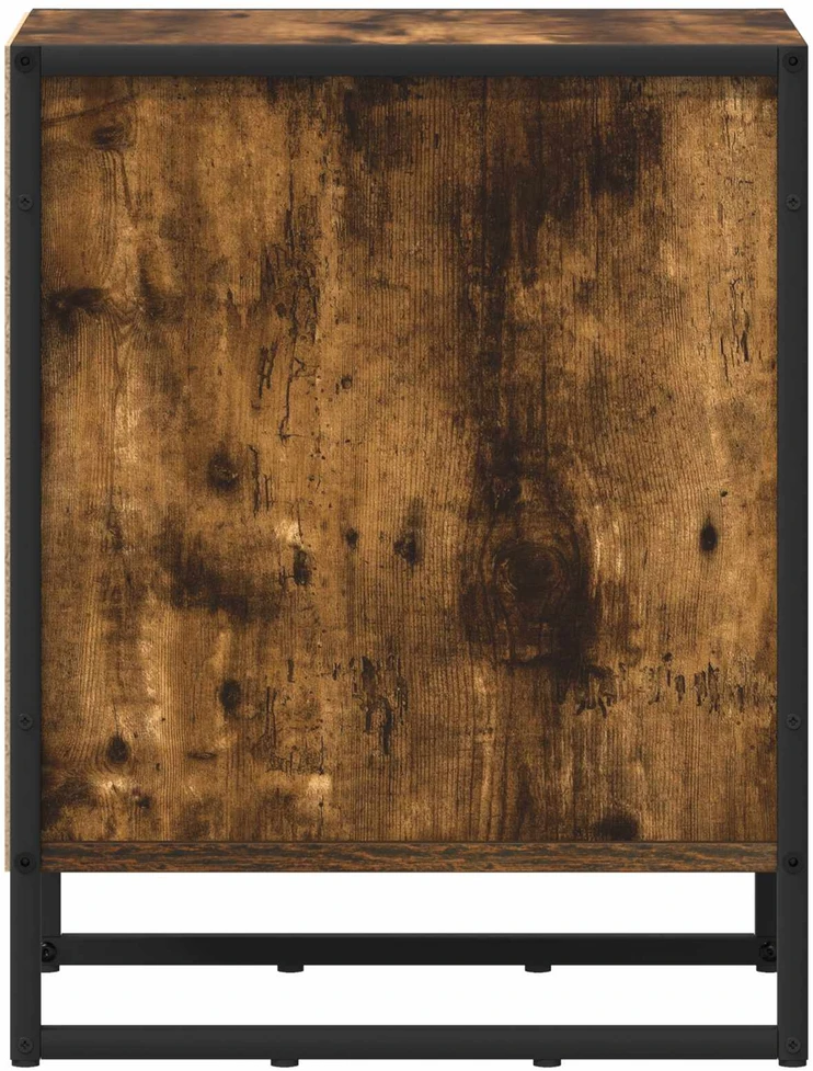 Naktinis staliukas 2 vnt. Dūminio ąžuolo 39,5 x 30 x 50 cm