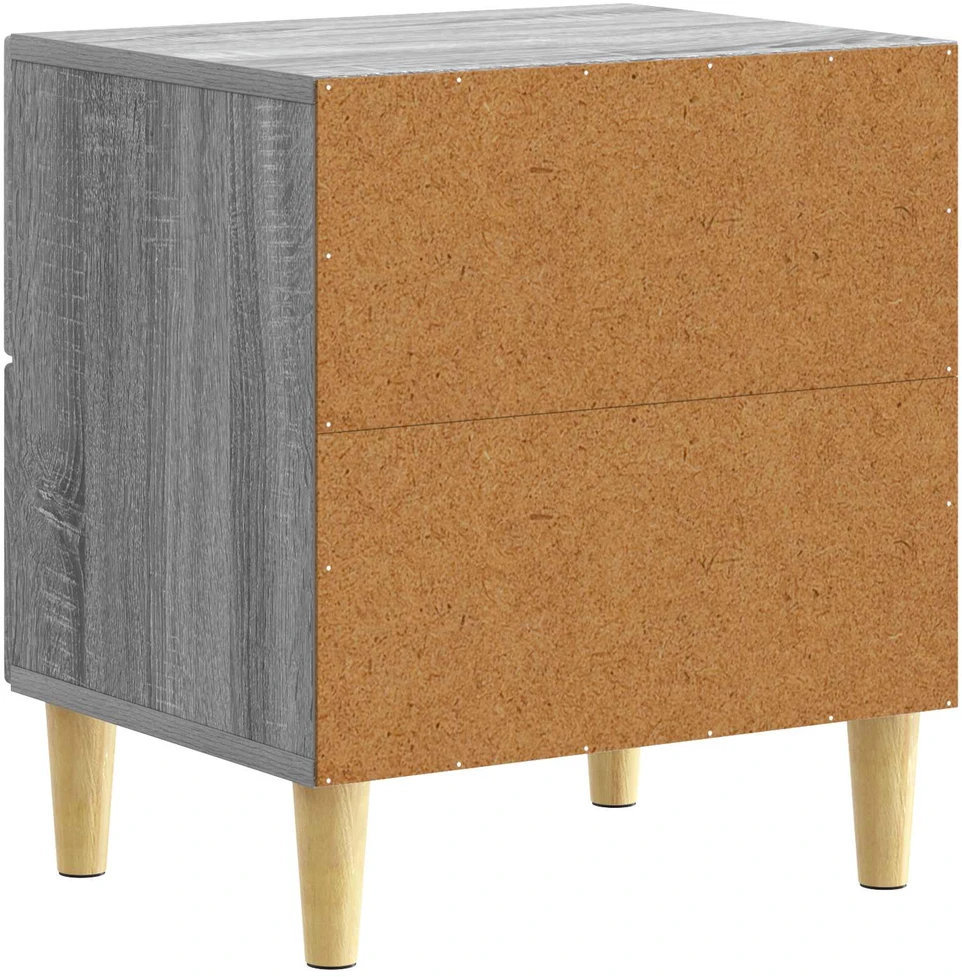 Naktinis staliukas 2 vnt. Pilka Sonoma 43 x 34,5 x 48 cm