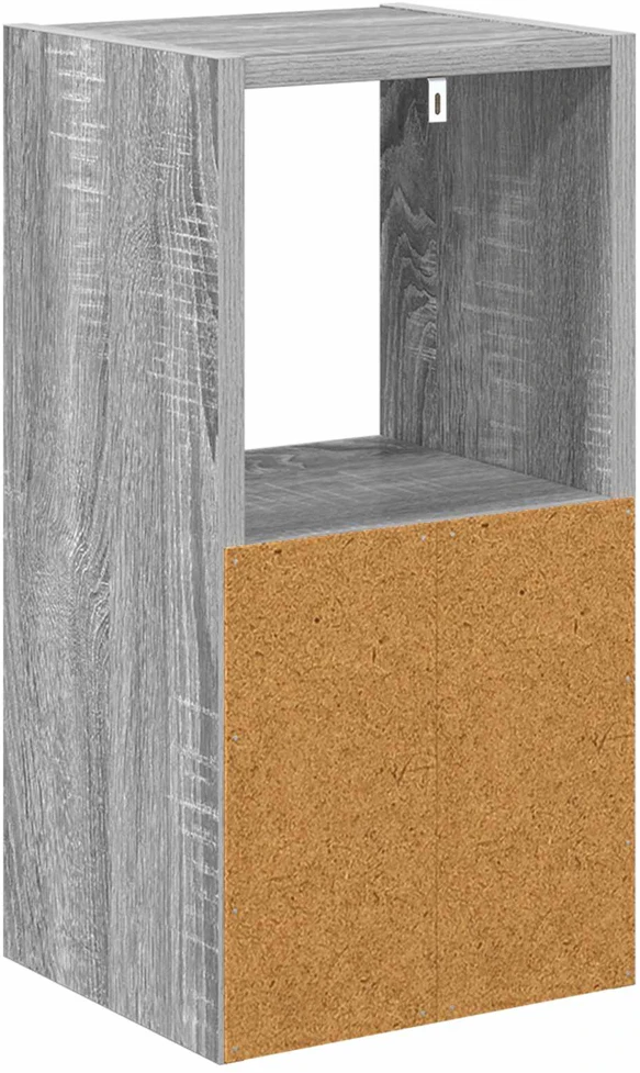 Naktinis staliukas 2 vnt. Pilkas Sonoma 25,5 x 22 x 49,5 cm