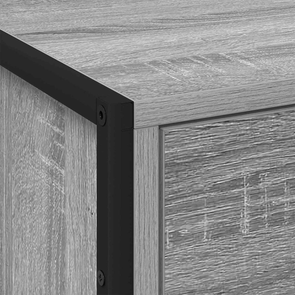 Naktinis staliukas 2 vnt. Pilka Sonoma 50 x 39.5 x 50 cm