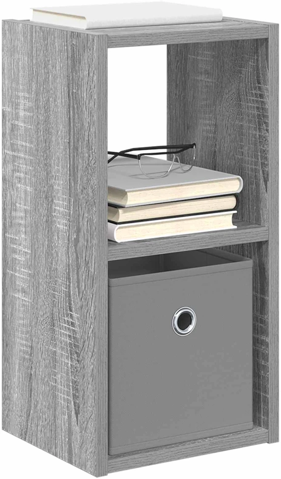 Naktinis staliukas 2 vnt. Pilkas Sonoma 25,5 x 22 x 49,5 cm