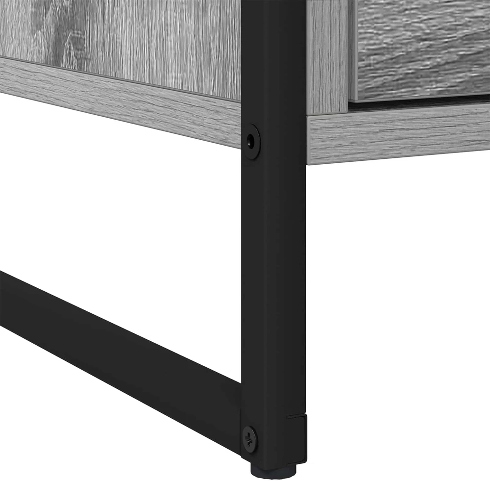 Naktinis staliukas 2 vnt. Pilka Sonoma 50 x 39,5 x 50 cm