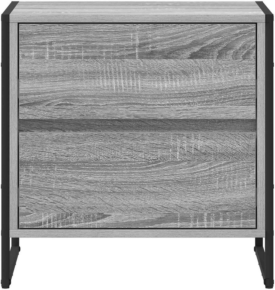 Naktinis staliukas 2 vnt. Pilka Sonoma 50 x 39.5 x 50 cm