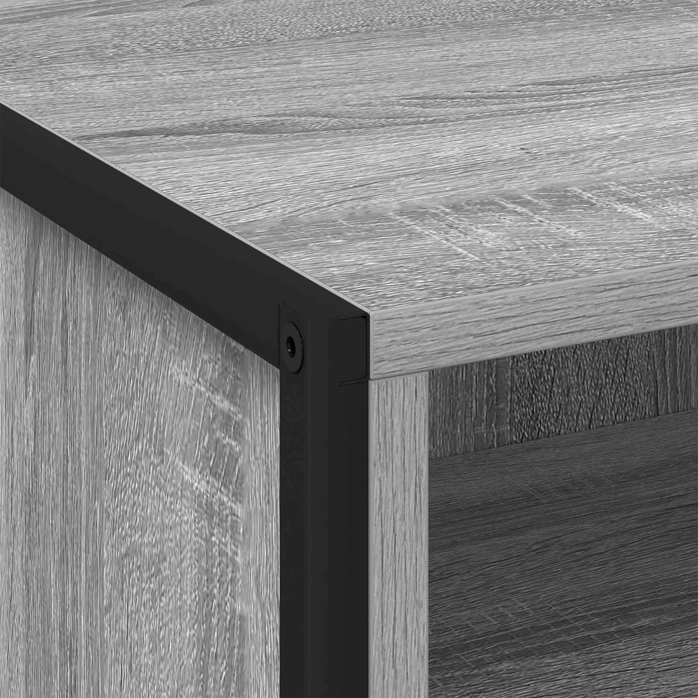 Naktinis staliukas 2 vnt. Pilka Sonoma 50 x 39,5 x 50 cm