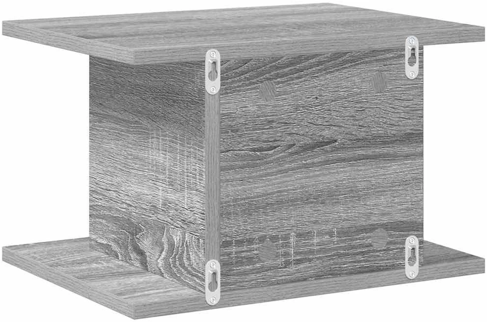 Naktinis staliukas 2 vnt. Pilka Sonoma 40 x 30 x 25 cm