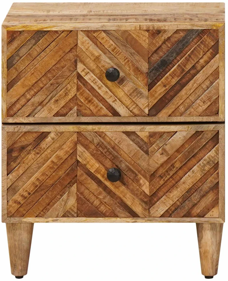 Naktinis staliukas 2 vnt. Ruda 40 x 33,5 x 46 cm