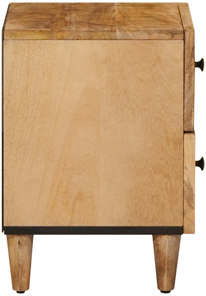 Naktinis staliukas 2 vnt. Ruda 40 x 33,5 x 46 cm
