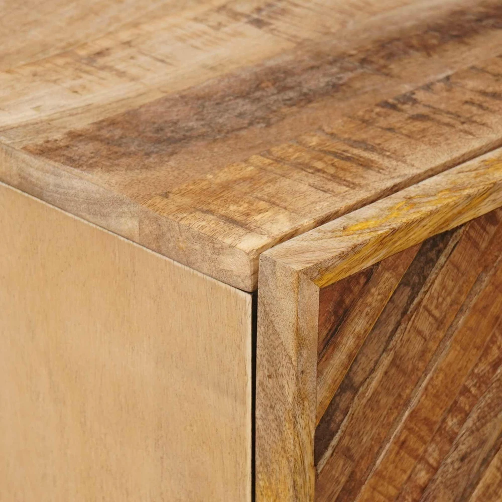 Naktinis staliukas 2 vnt. Ruda 40 x 33,5 x 46 cm