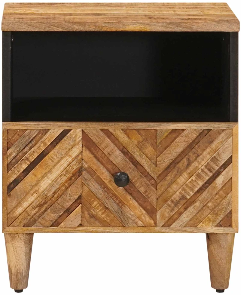 Naktinis staliukas 2 vnt. Ruda 50 x 33 x 60 cm