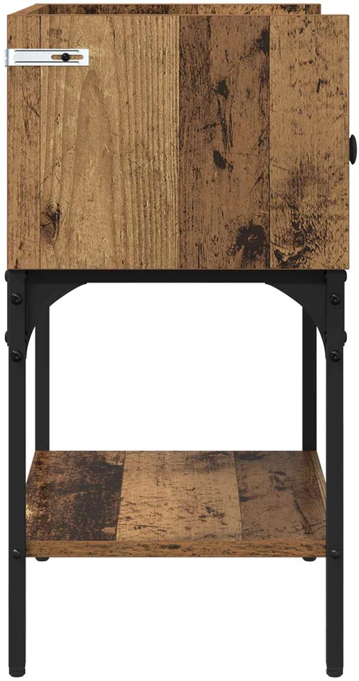 Naktinis staliukas 2 vnt. Senas medis 40 x 29 x 60 cm