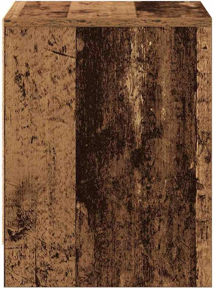 Šalia lovos spintelė 2 vnt. Senas medis 45 x 34 x 44,5 cm