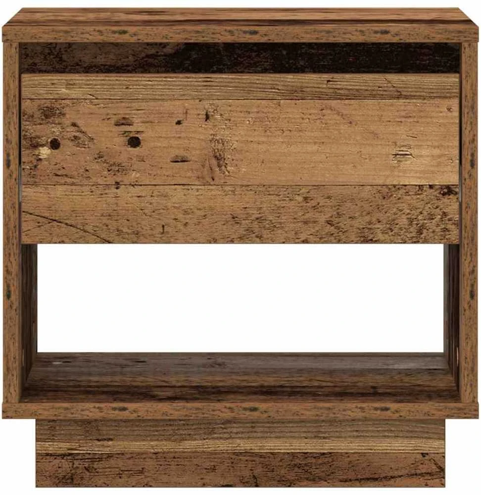 Naktinis staliukas 2 vnt. Senas medis 45 x 34 x 44 cm