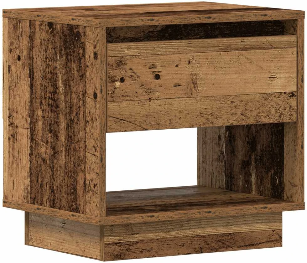 Naktinis staliukas 2 vnt. Senas medis 45 x 34 x 44 cm
