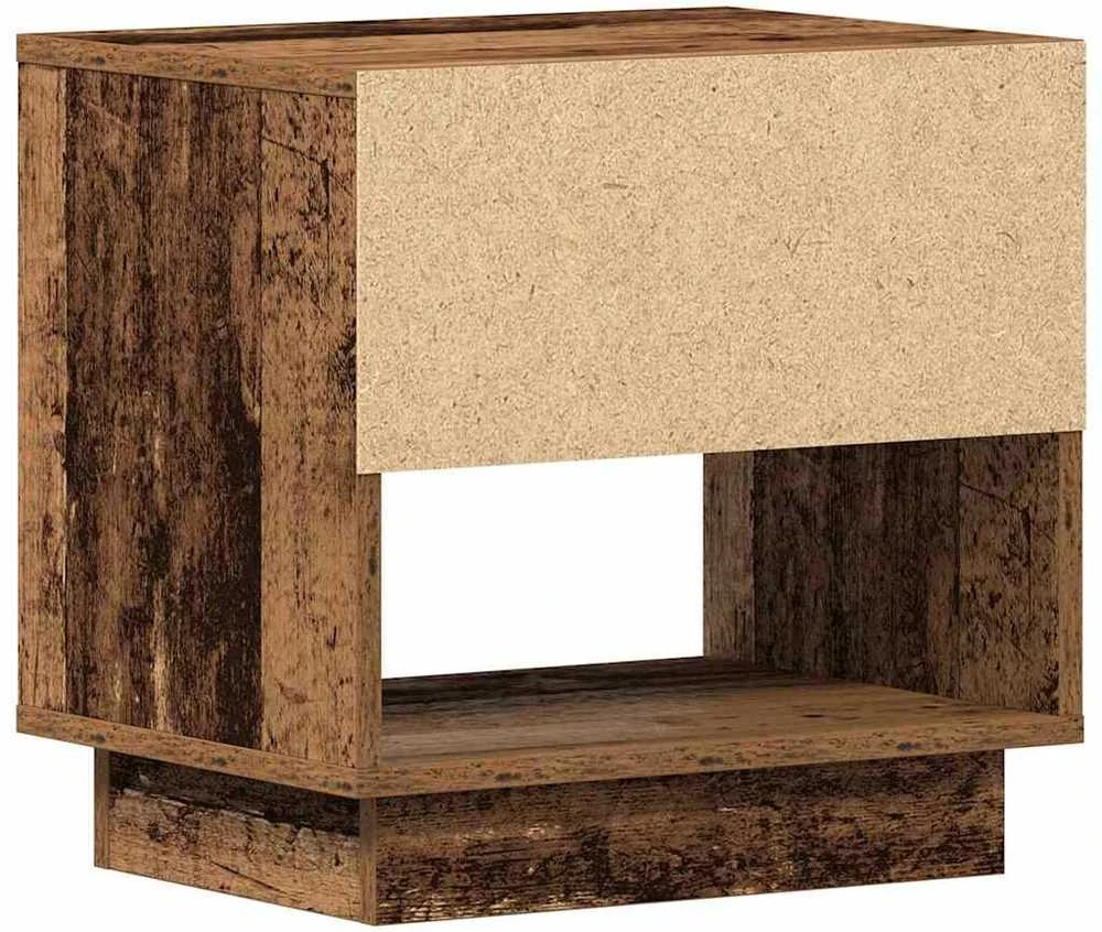 Naktinis staliukas 2 vnt. Senas medis 45 x 34 x 44 cm