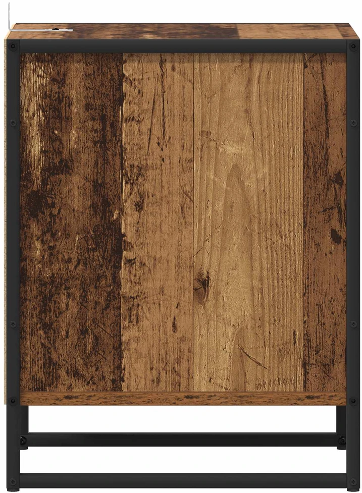 Naktinis staliukas 2 vnt. Senovinis medis 39,5 x 30 x 50 cm