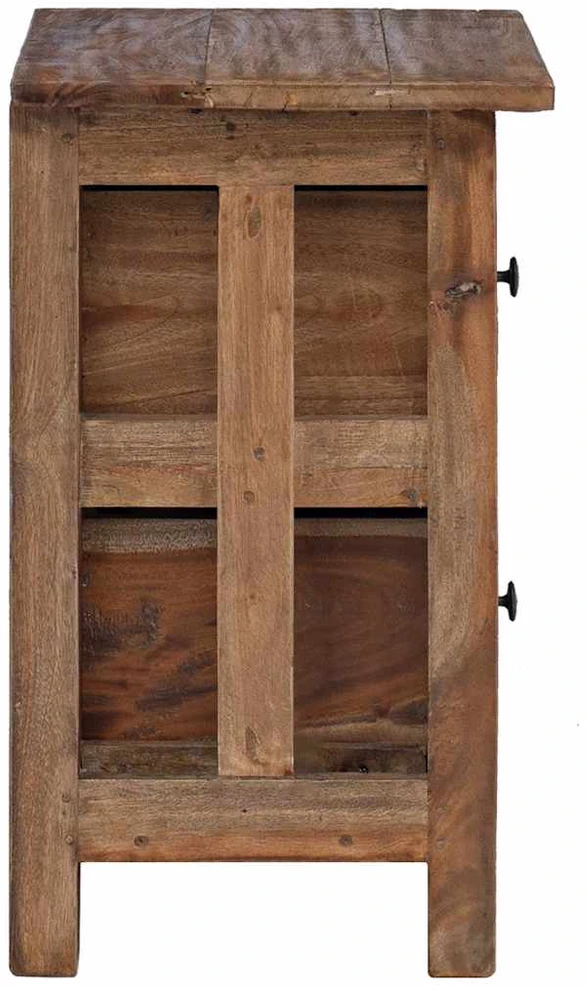 Naktinis staliukas, 40x30x51cm, raudonmedžio medienos masyvas