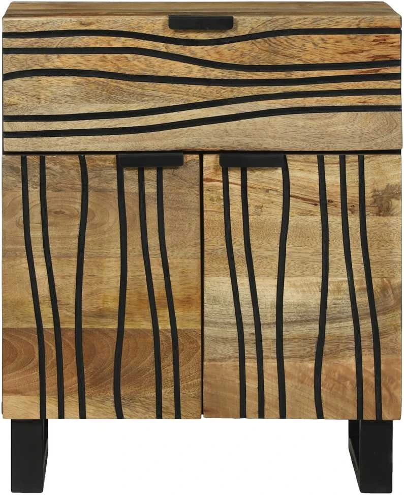 Šalia lovos spintelė Natūrali 50 x 33 x 60 cm Apdirbta mediena
