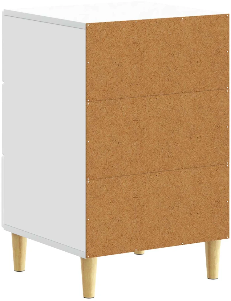 Naktinis staliukas Balta 43 x 39,5 x 66,5 cm Apdirbta mediena