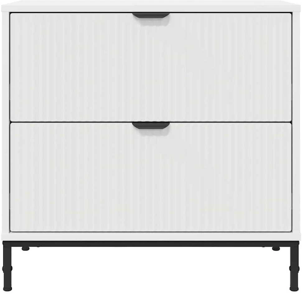 Naktinis staliukas Balta 63.5 x 36 x 61 cm Apdirbta mediena