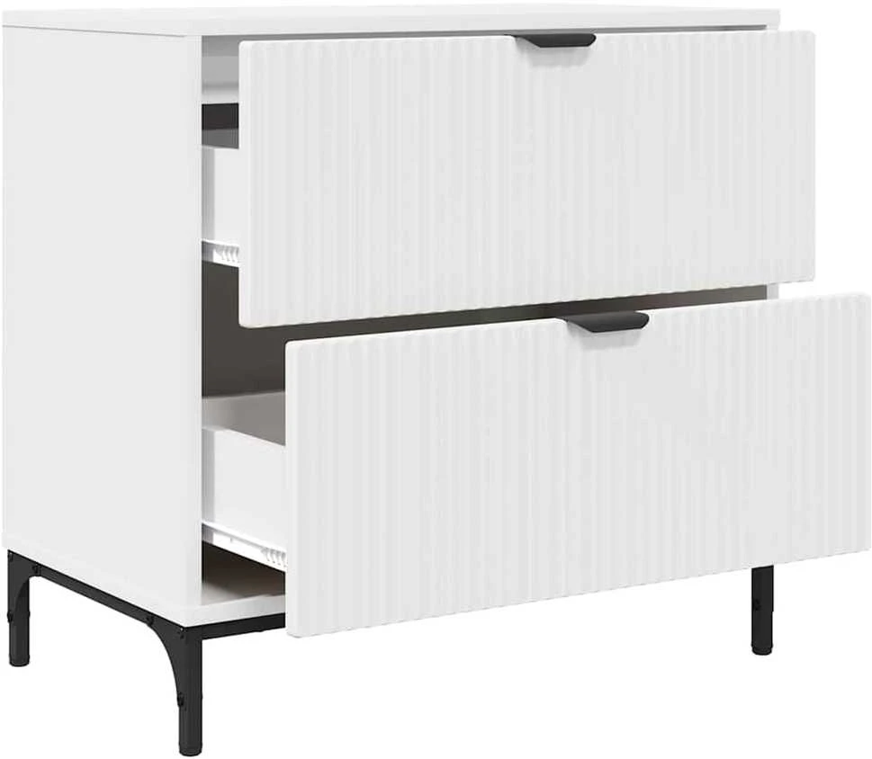 Naktinis staliukas Balta 63.5 x 36 x 61 cm Apdirbta mediena
