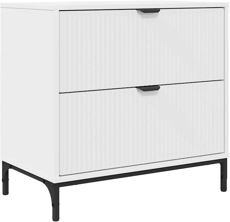 Naktinis staliukas Balta 63.5 x 36 x 61 cm Apdirbta mediena