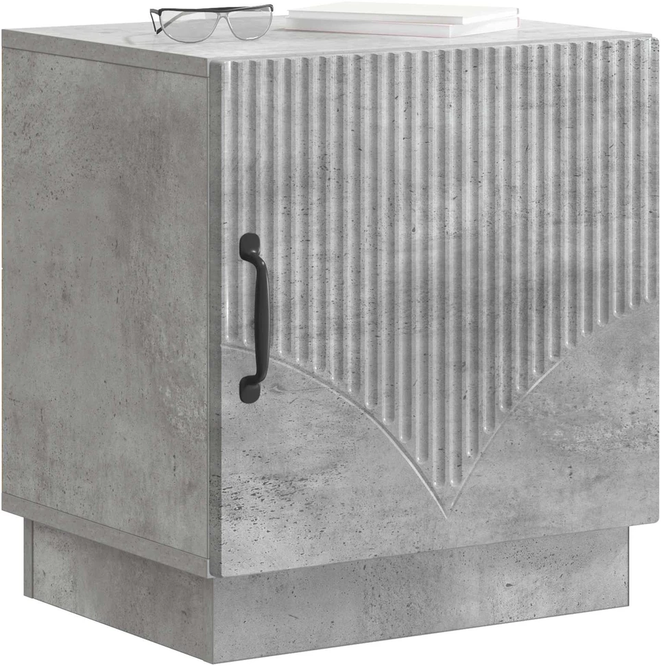 Naktinis staliukas Betono pilka 43 x 34,5 x 47 cm