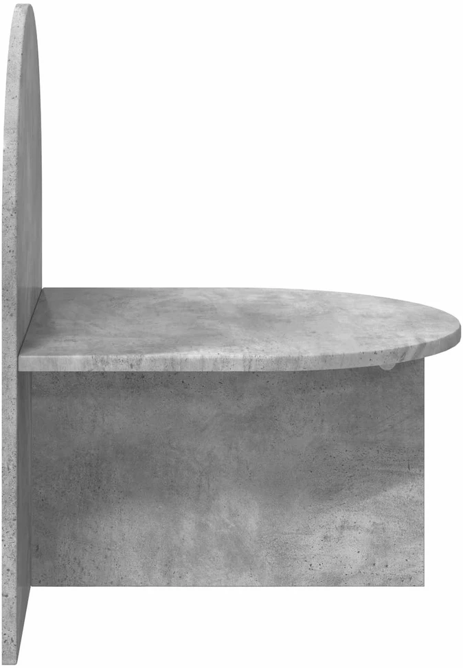 Naktinis staliukas Betono pilka 48 x 49 x 65 cm