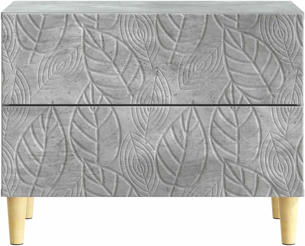 Naktinis staliukas Betono pilka 62 x 34,5 x 48 cm