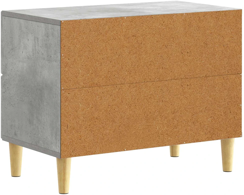 Naktinis staliukas Betono pilka 62 x 34,5 x 48 cm