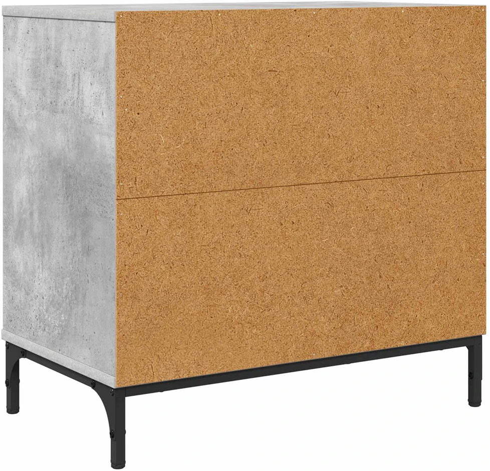 Naktinis staliukas Betono pilka 63.5 x 36 x 61 cm