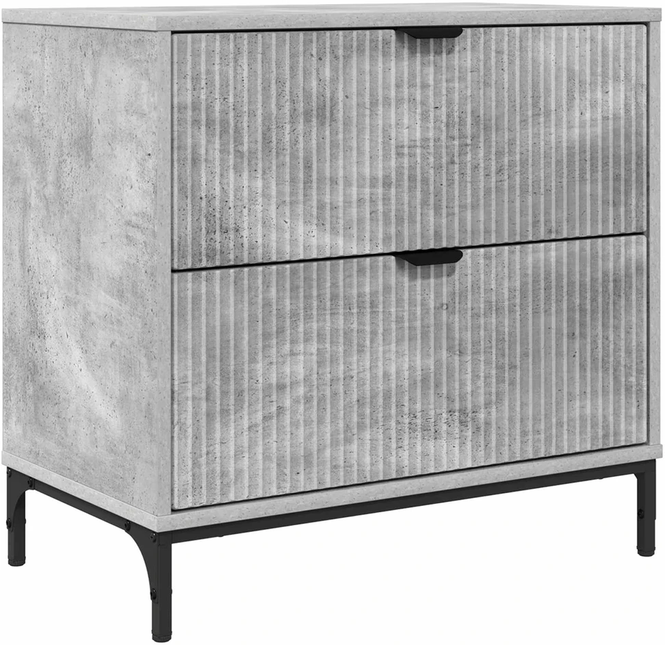 Naktinis staliukas Betono pilka 63.5 x 36 x 61 cm
