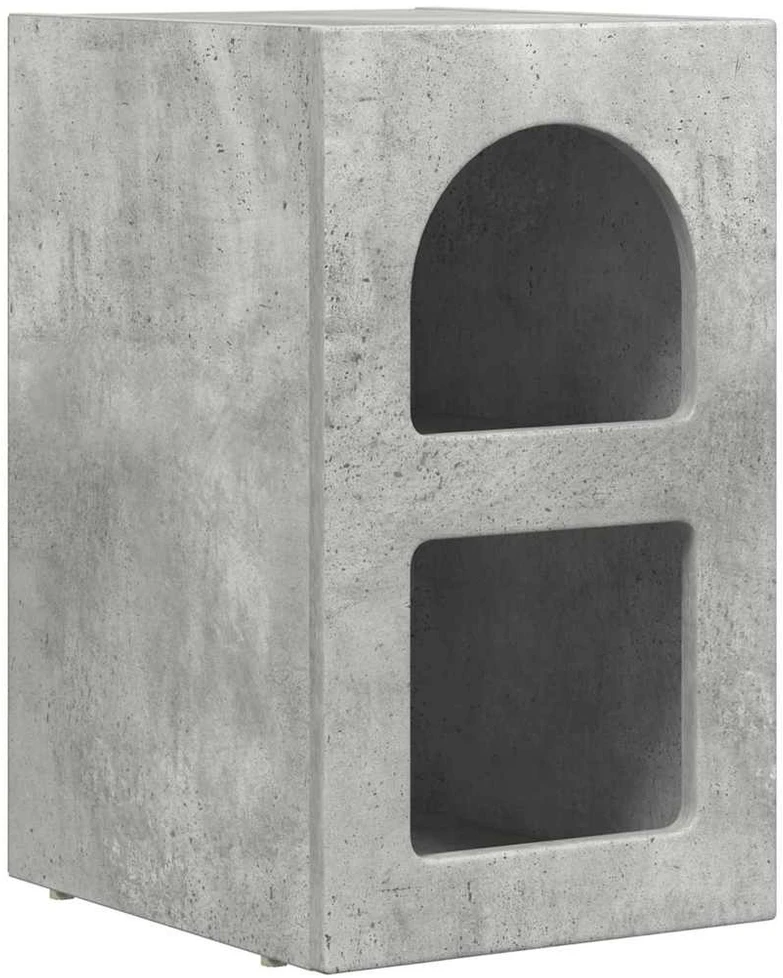 Naktinis staliukas ELST 2 vnt. Betono pilka 29,5 x 33,5 x 50 cm