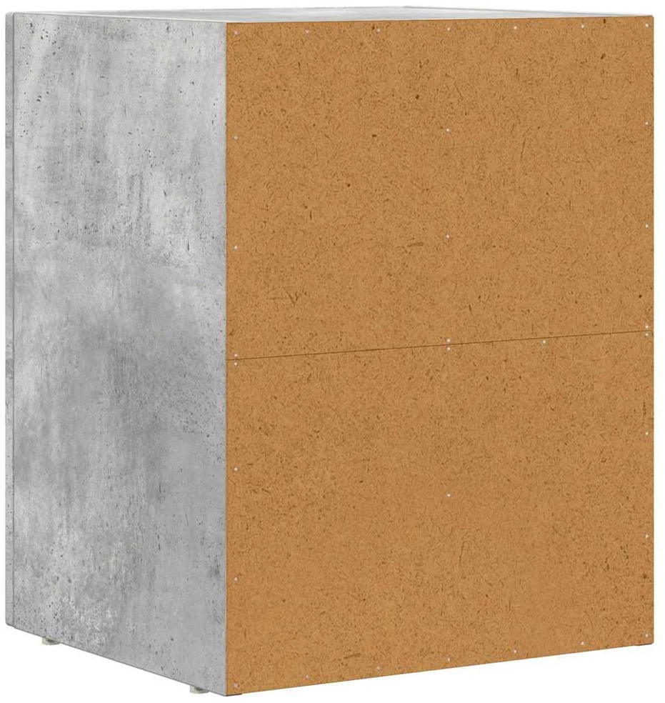 Naktinis staliukas ELST 2 vnt. Betono pilka 40 x 35 x 50 cm