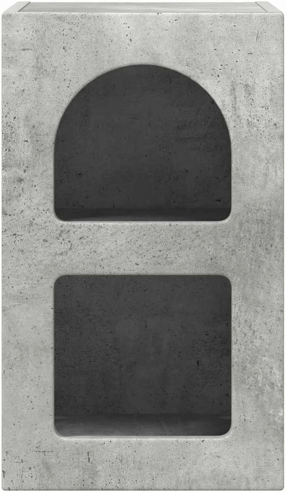 Naktinis staliukas ELST 2 vnt. Betono pilka 29,5 x 33,5 x 50 cm