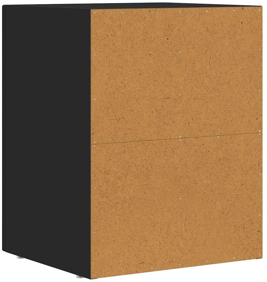 Naktinis staliukas ELST Juoda 40 x 35 x 50 cm Apdirbta mediena