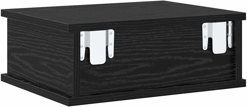 Naktinis staliukas Juodas ąžuolas 40 x 31 x 15 cm