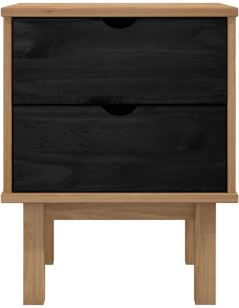Naktinis staliukas OTTA Juoda 45 x 39 x 57 cm