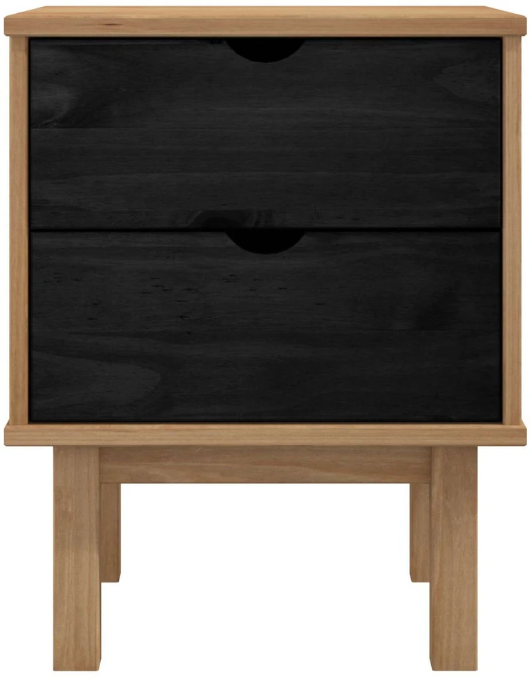 Naktinis staliukas OTTA Juoda 45 x 39 x 57 cm