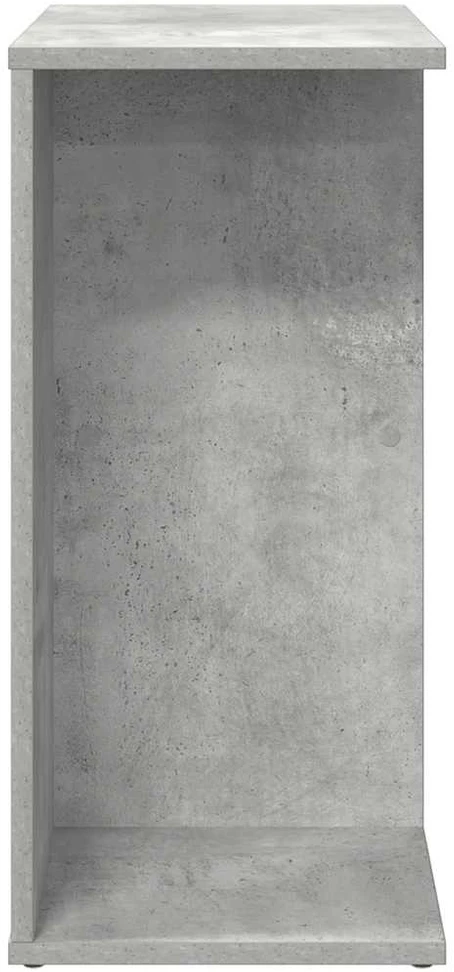 Naktinis staliukas, pilka, 46,5x29x61cm, apdirbta mediena