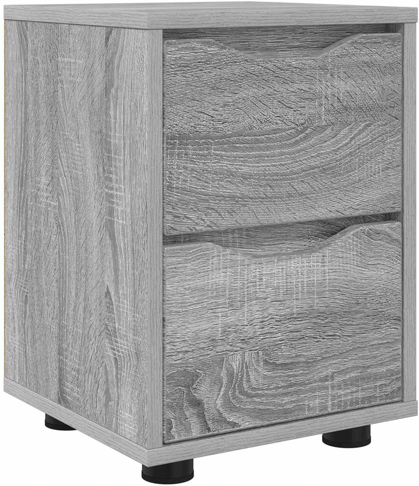 Naktinis staliukas Pilkas Sonoma 30,5 x 30 x 43 cm