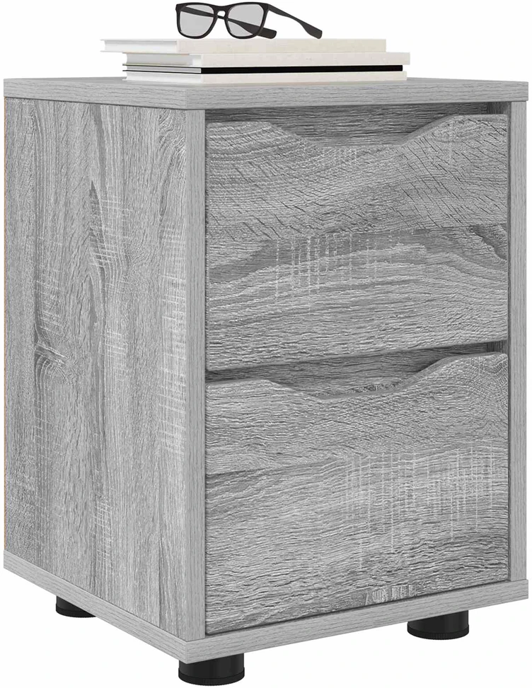 Naktinis staliukas Pilkas Sonoma 30,5 x 30 x 43 cm