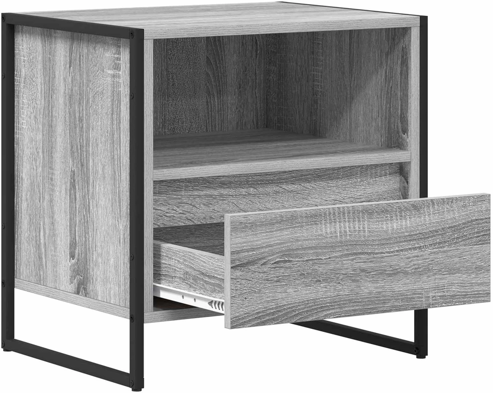 Naktinis staliukas Pilkas Sonoma 50 x 39,5 x 50 cm