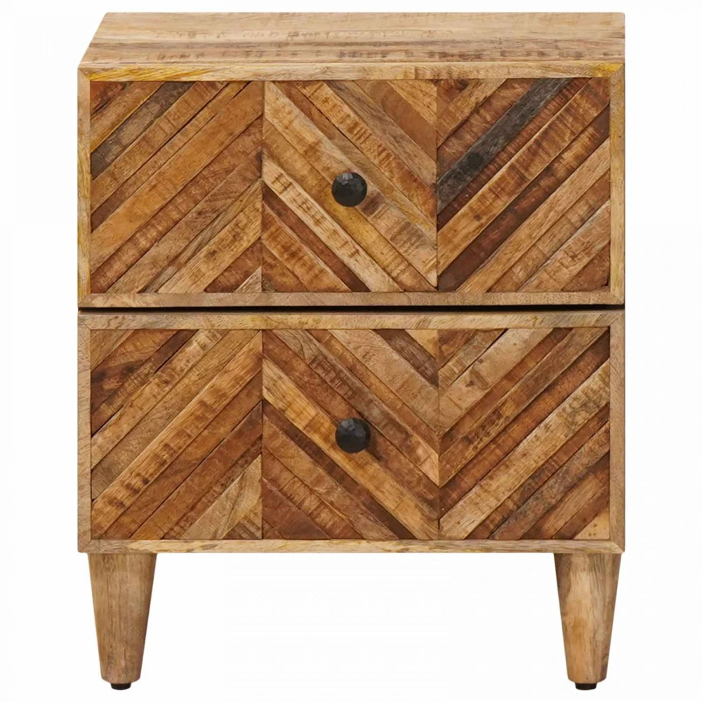 Naktinis staliukas Ruda 40 x 33,5 x 46 cm Kietas mango medis