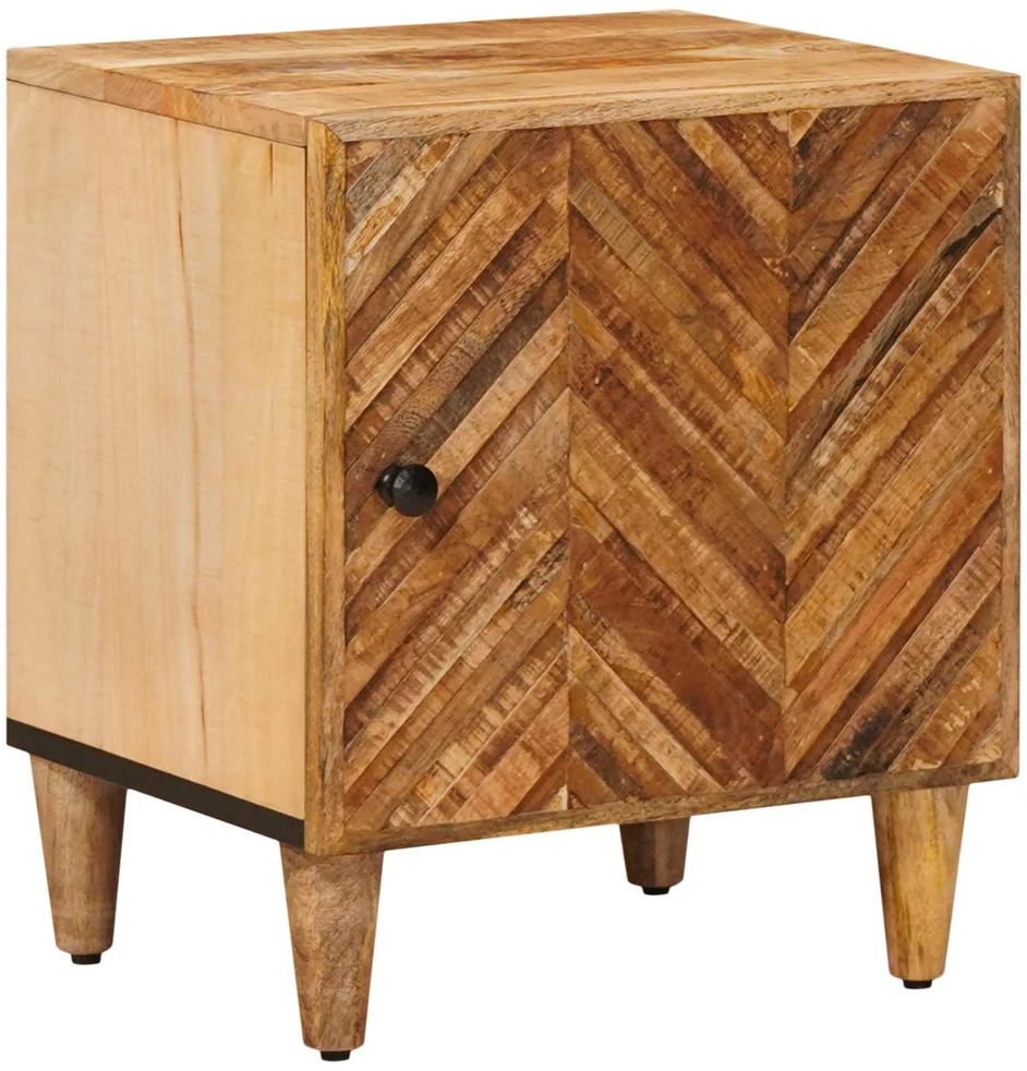 Naktinis staliukas Ruda 40 x 33 x 46 cm Mangų medienos masyvas
