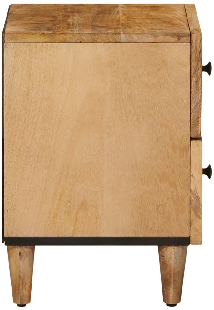 Naktinis staliukas Ruda 40 x 33,5 x 46 cm Kietas mango medis